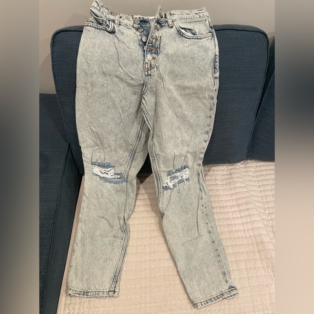 Mango mom jeans